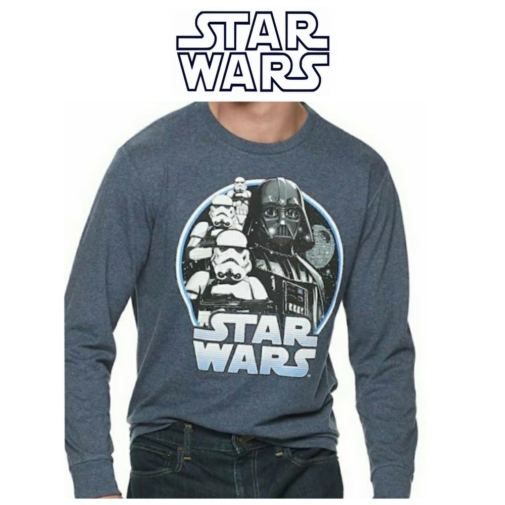 ⭐ STAR WARS Graphic Long Sleeve Tee Men's